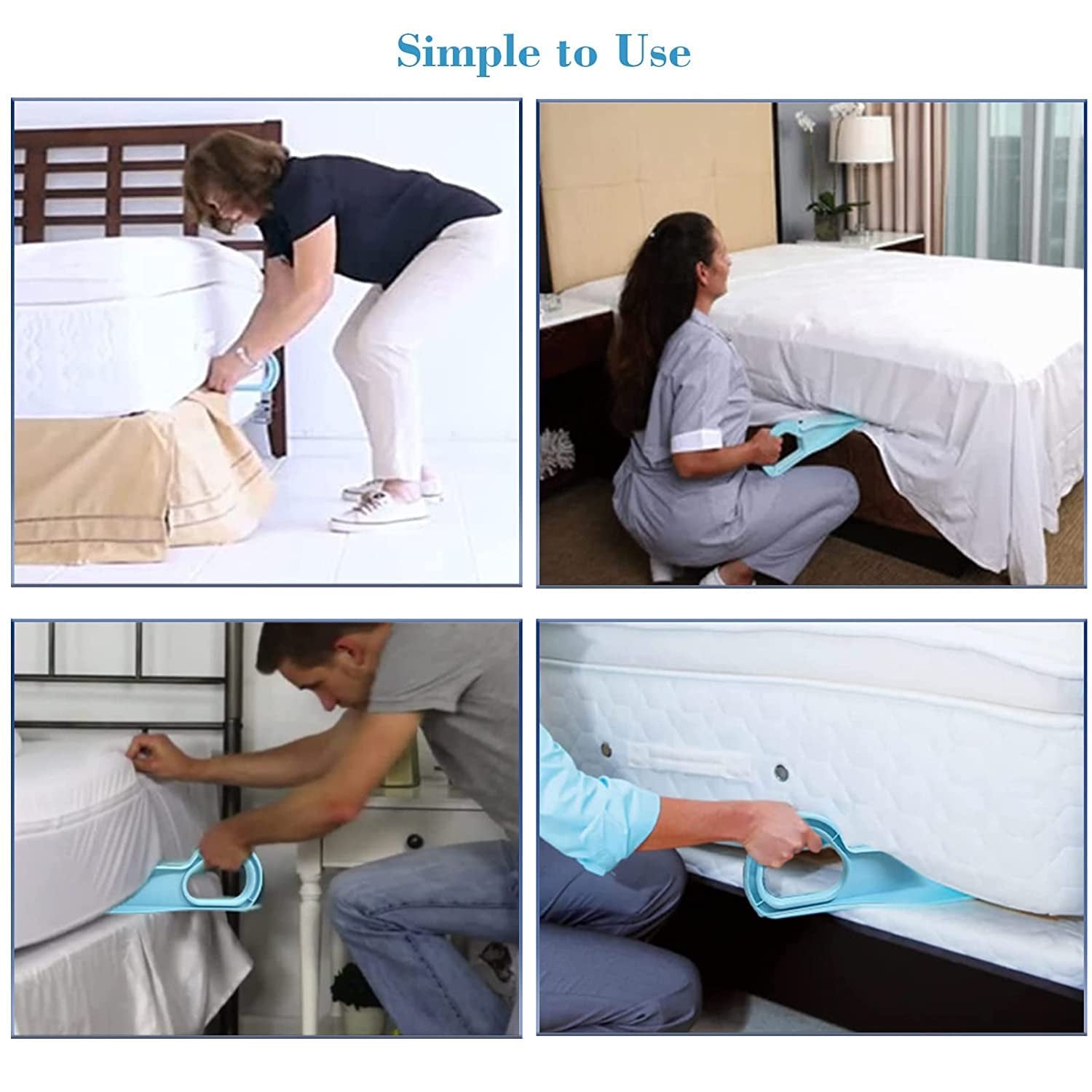 Tool for lifting mattress and changing sheets Tool for lifting mattress and changing sheets